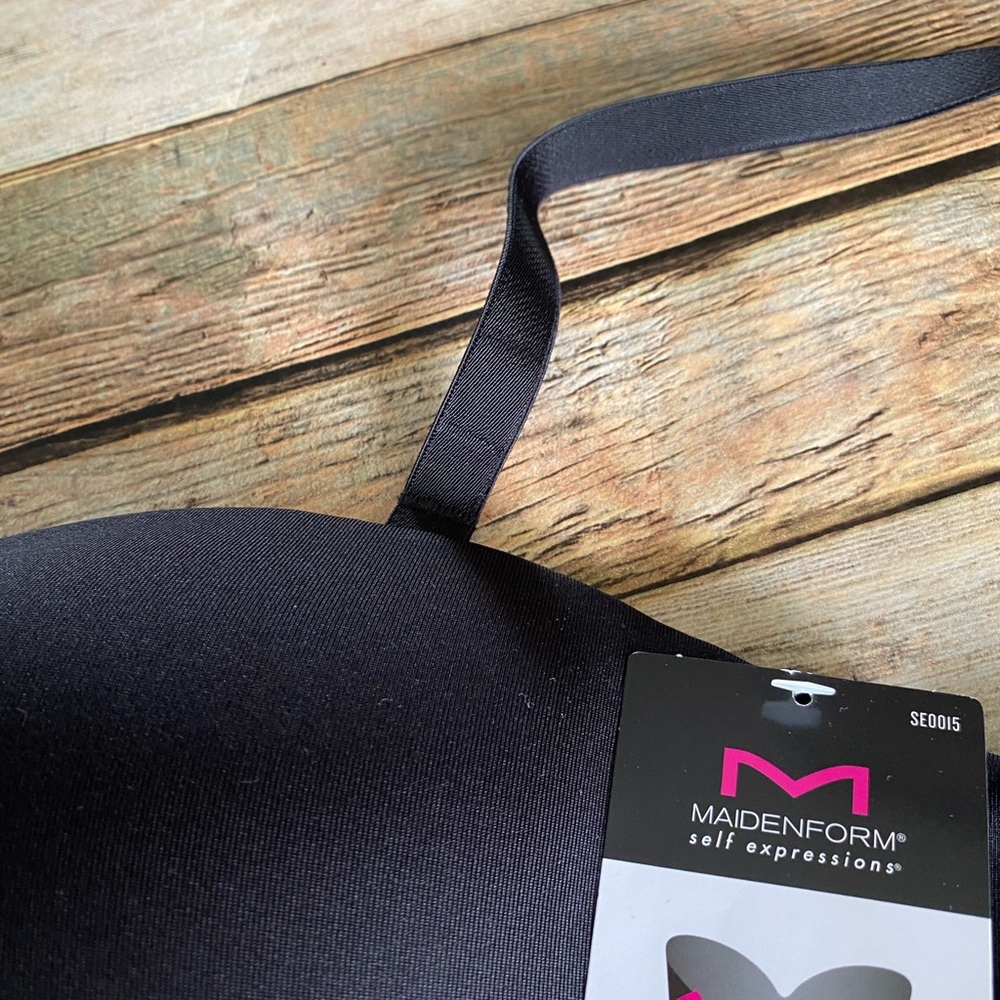 Maidenform Self Expression Black Strapless Bra 34B - Picture 3 of 8
